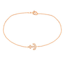 Load image into Gallery viewer, Elegant Confetti Venice Women's 18k White Gold Plated Anchor Fashion Bracelet