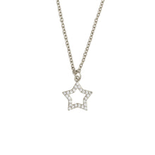 Load image into Gallery viewer, Elegant Confetti Venice Women's 18k White Gold Plated Blue Star Fashion Necklace