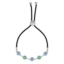 Load image into Gallery viewer, Elegant Confetti Cali Women's 18k White Gold Plated Bolo Rope Fashion Bracelet