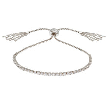 Load image into Gallery viewer, Elegant Confetti Sophia Women's 18k White Gold Plated Bolo Tennis Fashion Bracelet