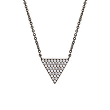 Load image into Gallery viewer, Elegant Confetti Venice Women's 18k White Gold Plated Triangle Fashion Necklace