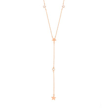 Load image into Gallery viewer, Elegant Confetti Kennedy Women's 18k White Gold Plated Star Drop Fashion Necklace