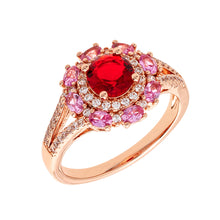 Load image into Gallery viewer, Elegant Confetti Paris Women Ring - ECJ10622R5