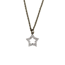 Load image into Gallery viewer, Elegant Confetti Venice Women's 18k White Gold Plated Blue Star Fashion Necklace