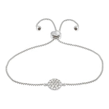 Load image into Gallery viewer, Elegant Confetti Venice Women's 18k White Gold Plated Bolo Fashion Bracelet