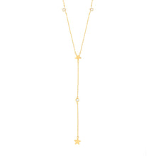 Load image into Gallery viewer, Elegant Confetti Kennedy Women's 18k White Gold Plated Star Drop Fashion Necklace