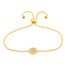 Load image into Gallery viewer, Elegant Confetti Venice Women&#39;s 18k White Gold Plated Bolo Fashion Bracelet
