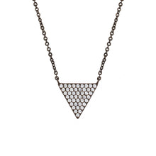 Load image into Gallery viewer, Elegant Confetti Venice Women&#39;s 18k White Gold Plated Triangle Fashion Necklace
